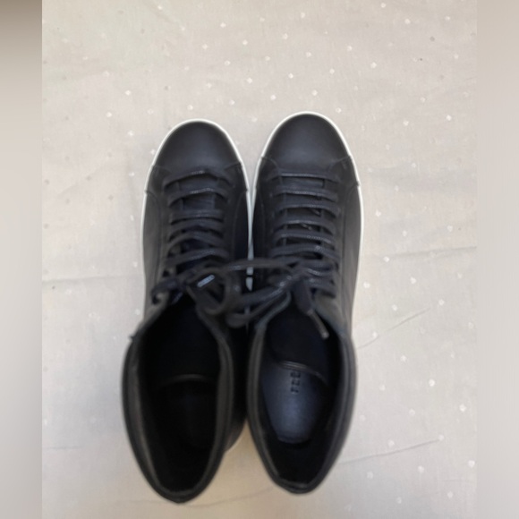 FREDA SALVADOR Sal Women's Lace Up High Top Leather Sneakers Black Size 8 NWOT - Picture 8 of 8